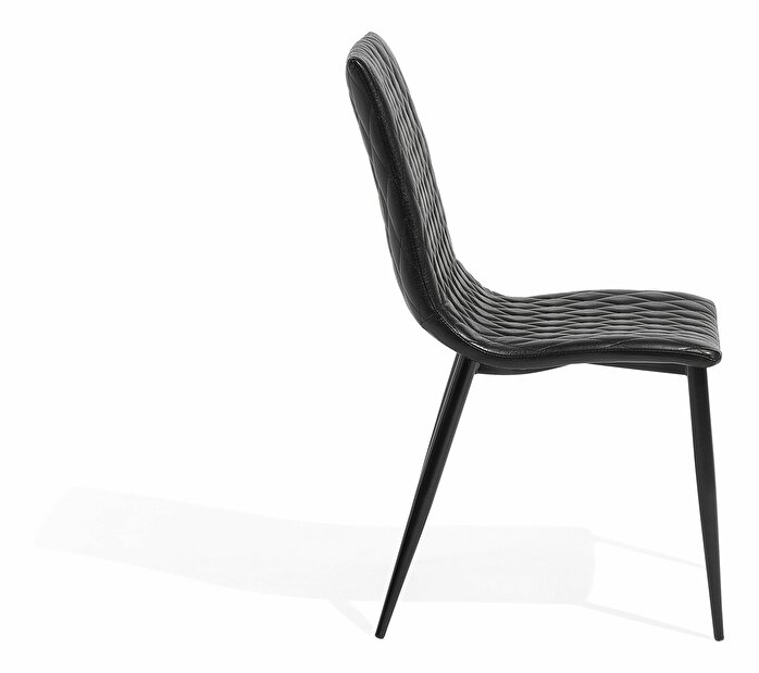 Set 2 ks. jídelních židlí MONTEGO (černá)