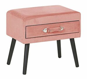 Noční stolek EUTA (růžová)