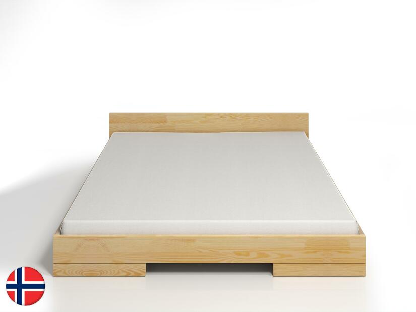 Manželská postel 200 cm Naturlig Stalander Long (borovice) (s roštem)