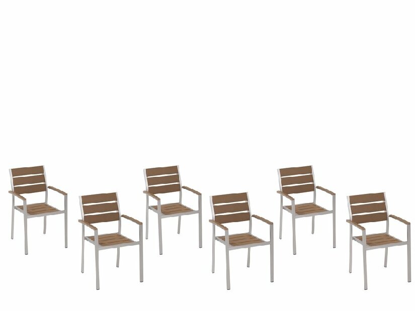 Set 6ks. židlí Vero (světlé dřevo)