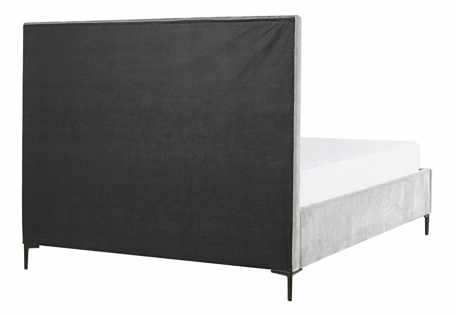 Manželská postel 180x200 cm Sanaza (světlošedá) (s úložným prostorem)