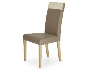 Jídelní židle Norbert (dub sonoma + béžová + krémová)