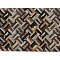 Kožený koberec 200x300 cm Kazuko TYP 02 (hovězí kůže + vzor patchwork)