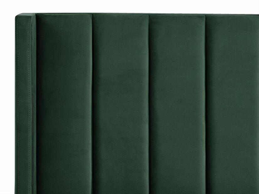 Manželská postel 140 cm Vue (zelená) (s roštem)
