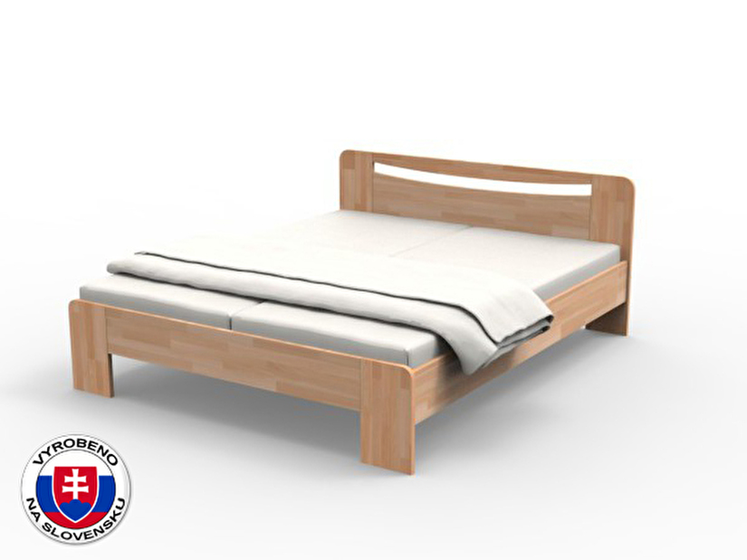 Manželská postel 220x180 cm Sharyl (masiv)