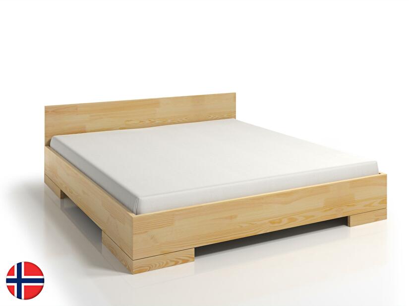 Manželská postel 140 cm Naturlig Stalander Maxi Long ST (borovice) (s roštem a úl. prostorem)