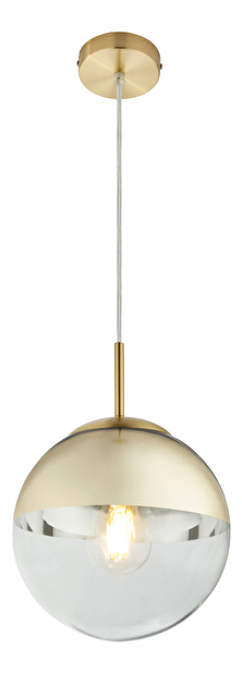 Závěsné svítidlo Varus 15855 (moderní/designové) (zlatá + průhledná)