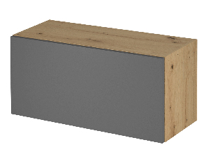 Horní kuchyňská skříňka G80K Langari (dub artisan + šedá matná)