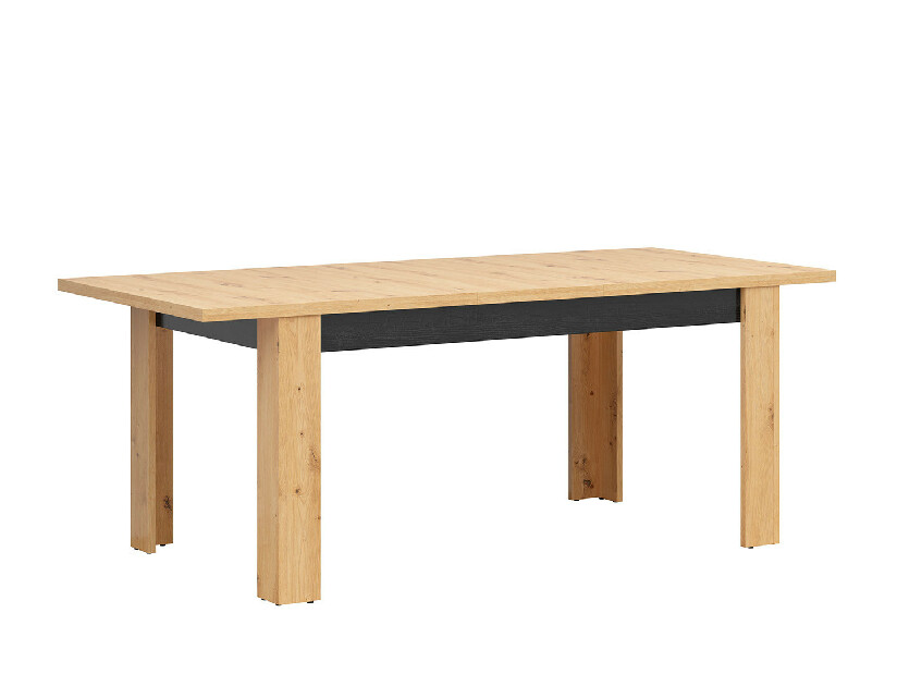 Jídelní stůl BRW Ostia STO/7/16 (dub artisan + dub černý) (pro 6 až 8 osob)