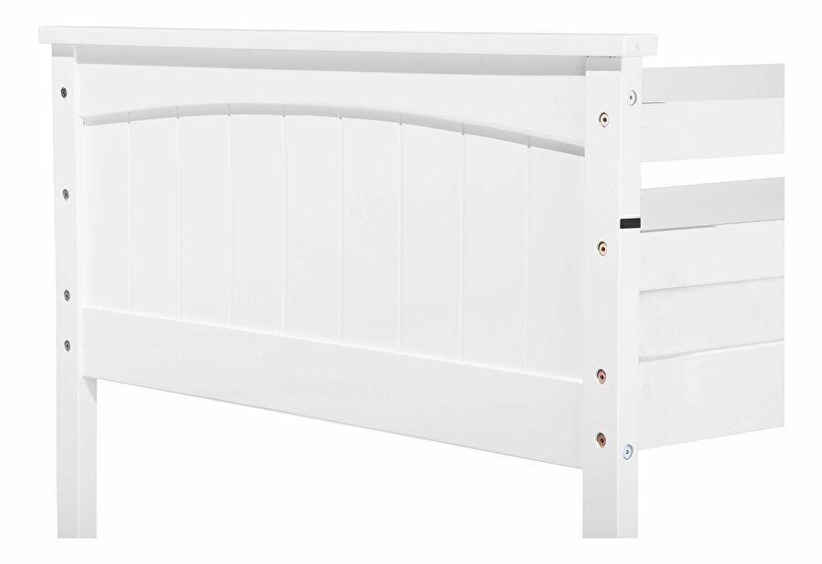 Patrová postel 90 cm RADIN (s roštem) (bílá)