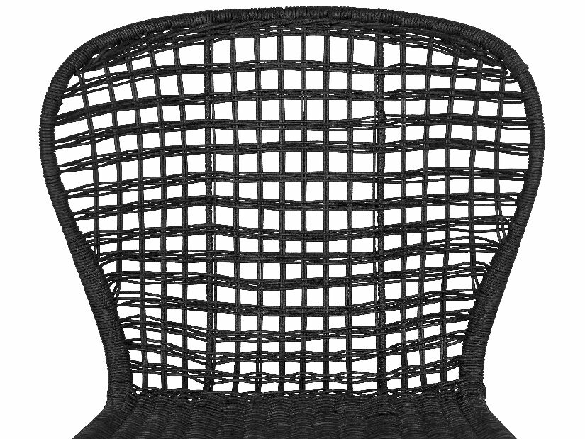 Set 2ks. jídelních židlí Elfers (černá)