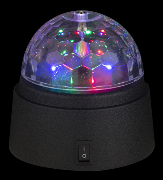 Dekorativní svítidlo LED Disco 28014 (černá + průhledná)