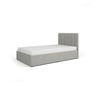 Manželská postel 120 cm Mossana MO12 (šedá) (s roštem) (s úl. prostorem)
