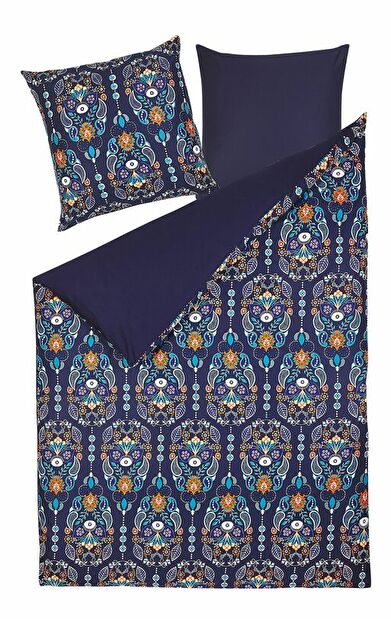 Ložní prádlo 155 x 220 cm Madza (modrá)