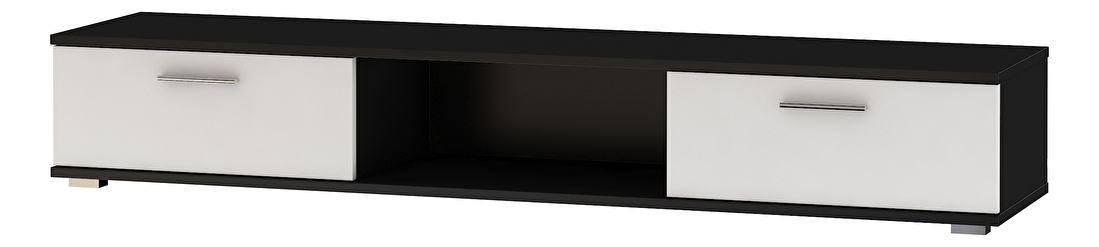TV stolek Silena (černá matná + bílá matná)