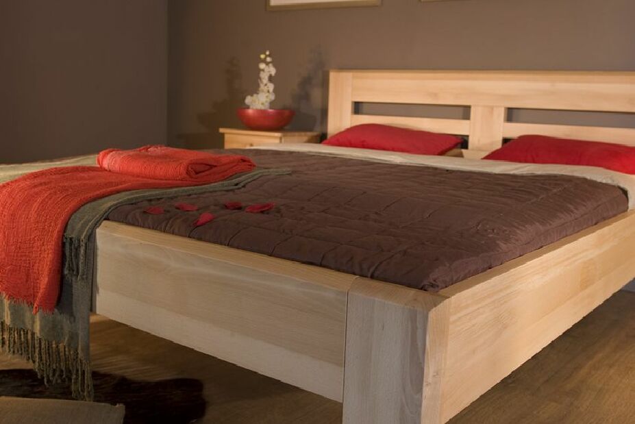 Manželská postel 160 cm LK 104 (masiv) *bazar