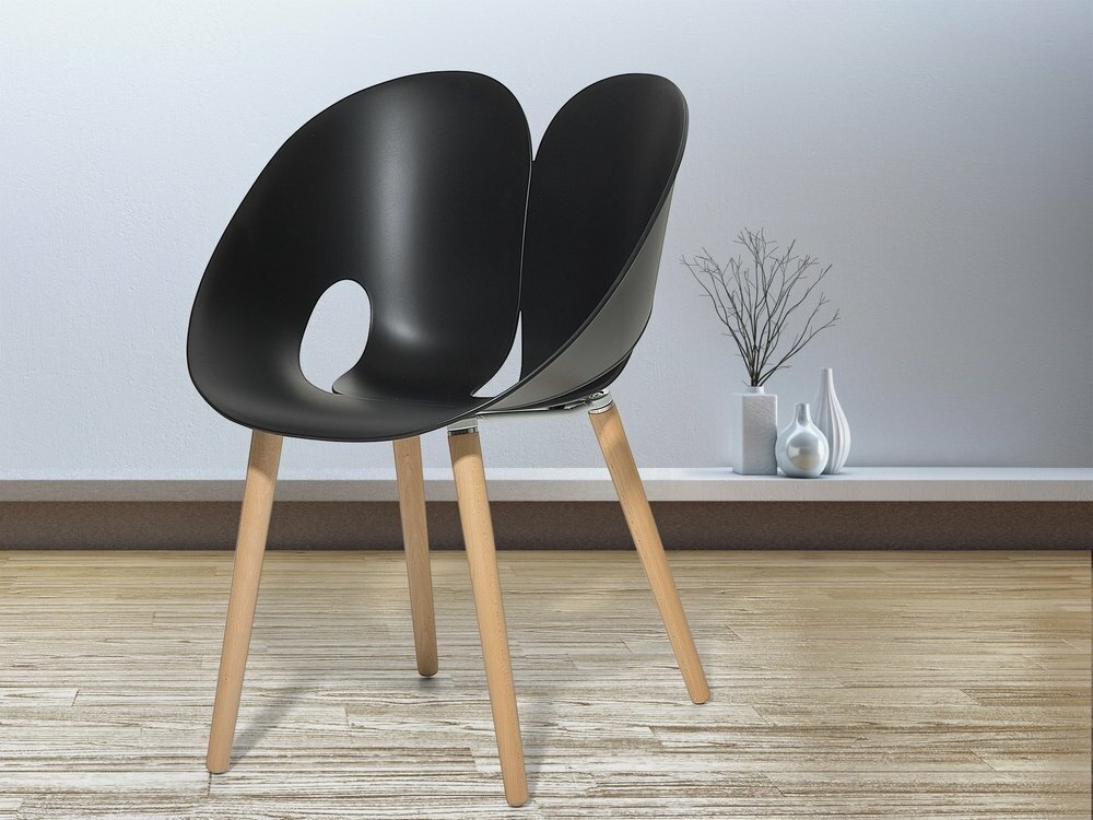 Jídelní židle Melton (černá)