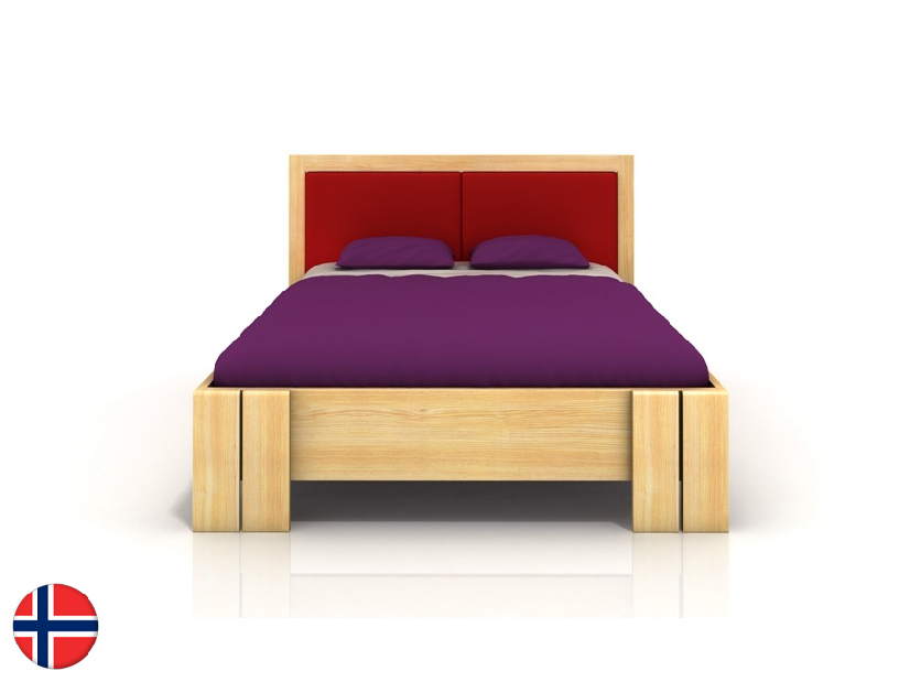 Manželská postel 180 cm Naturlig Manglerud High BC (borovice)