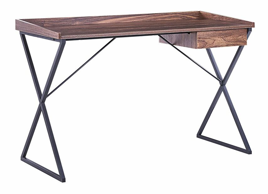 PC stolek Noxza (tmavé dřevo)