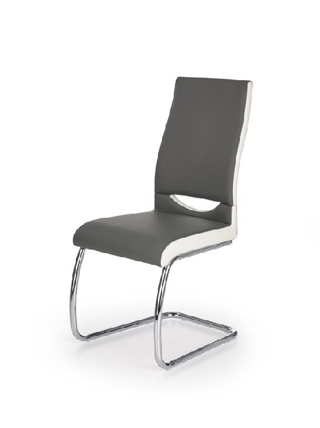 Jídelní židle K259 (šedá + bílá) *výprodej