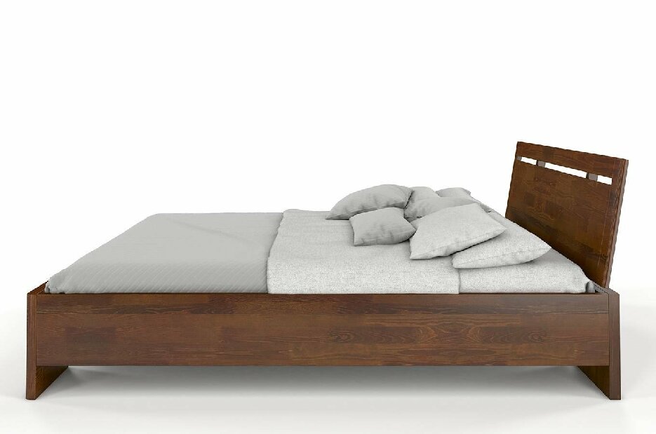 Manželská postel 200 cm Naturlig Bokeskogen High (borovice)