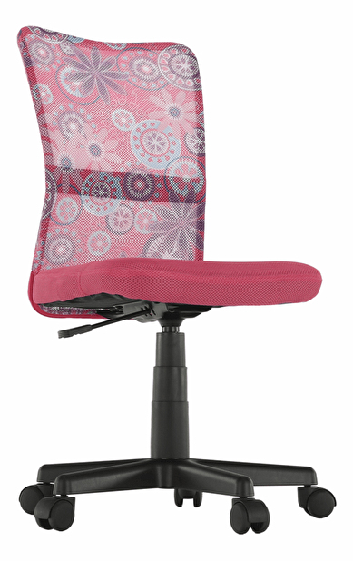 Dětská otočná židle Gofry (růžová)
