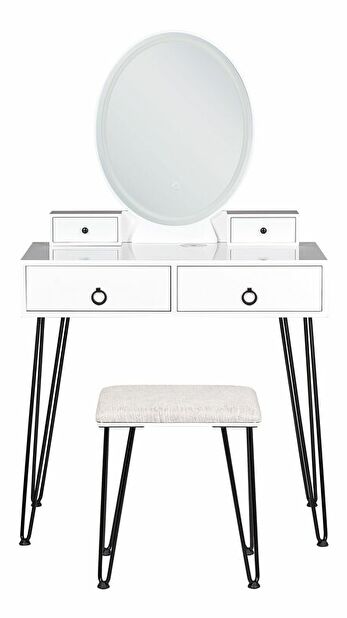 Toaletní stolek Soja (bílá)