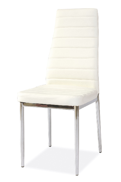 Jídelní židle Herbert (ekokůže bílá)