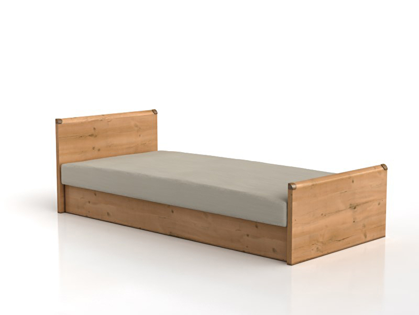 Jednolůžková postel 90 cm BRW INDIANA JLOZ 90 (Borovice antická)