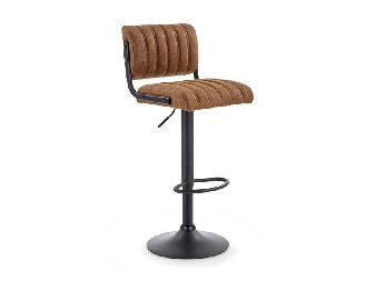 Barová židle Harriet (hnědá + černá)