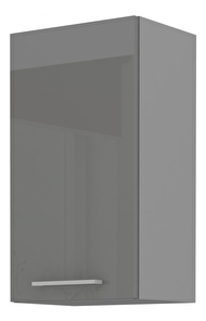 Horní kuchyňská skříňka Gonir 45 G 72 1F (šedá + šedá)