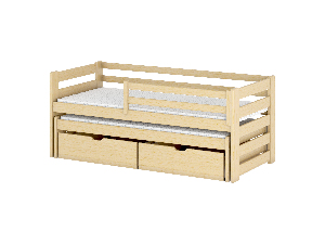 Dětská postel 90 cm Simo (borovice) (s roštem)
