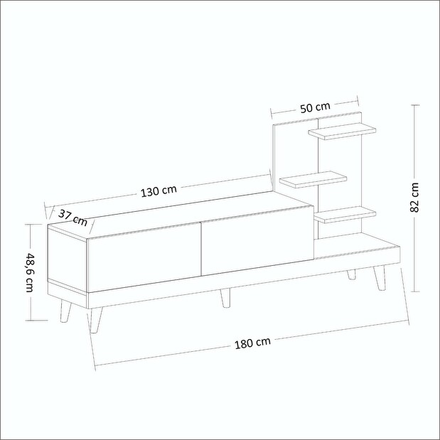 TV stolek/stojan Design