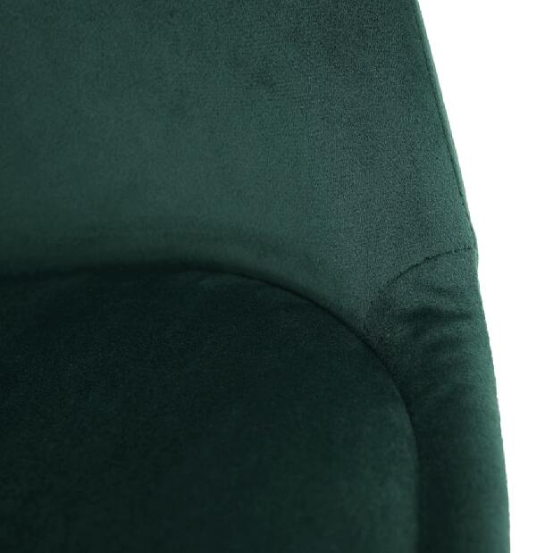 Set 2 ks jídelních židlí Blanche (emerald + černá) *výprodej