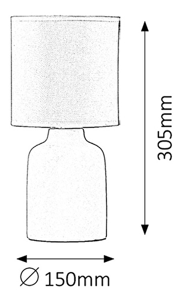 Stolní lampa Ida 4365 (bílá)