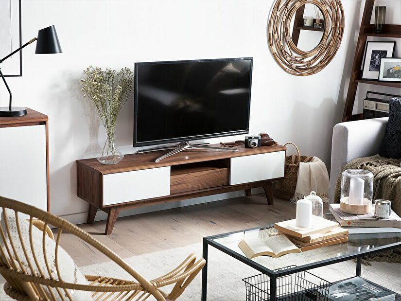 TV stolek/skříňka Erna (tmavé dřevo)