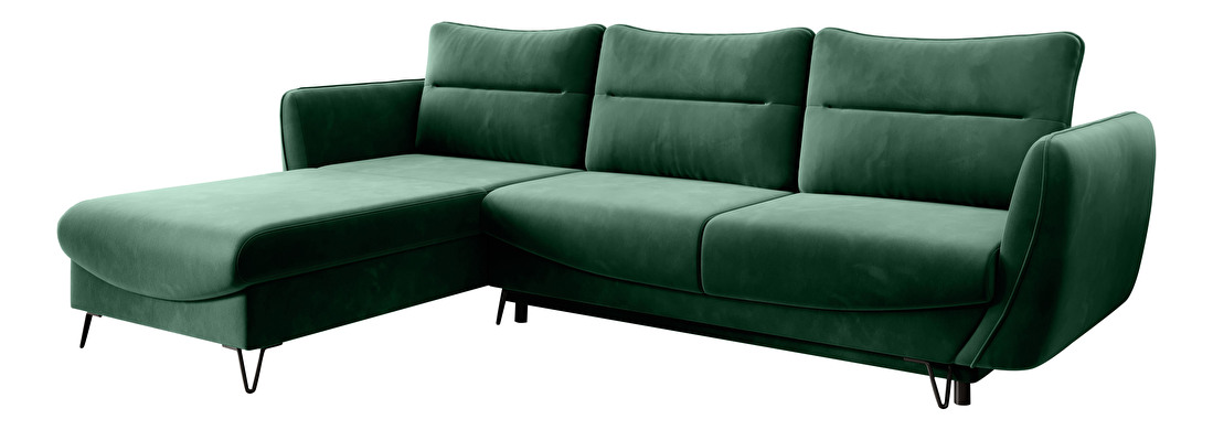 Rohová sedačka Scottie 35 (tmavě zelená) (L)