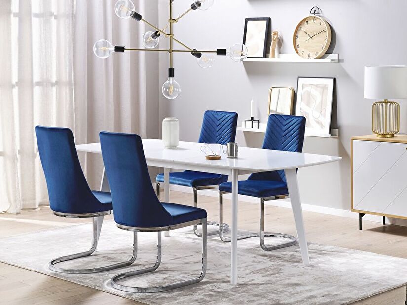 Set 2 ks. jídelních židlí ALTANA (modrá)