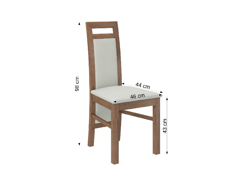 Jídelní židle Raviel14 (ořech tmavý + paros 2)