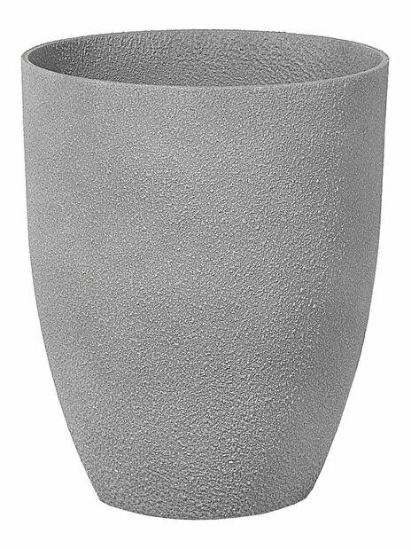 Květináč CROSS 42x35x35 cm (kámen) (šedá)