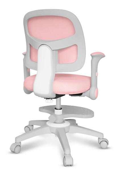 Dětská židle Journey 5 (bílá + růžová)
