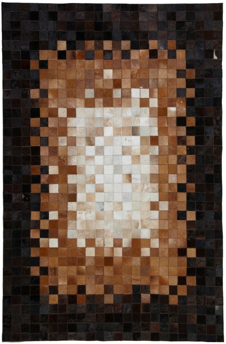 Ručně vyrobený koberec Bakero Sao Paolo 5x5 Mini 3 Brown