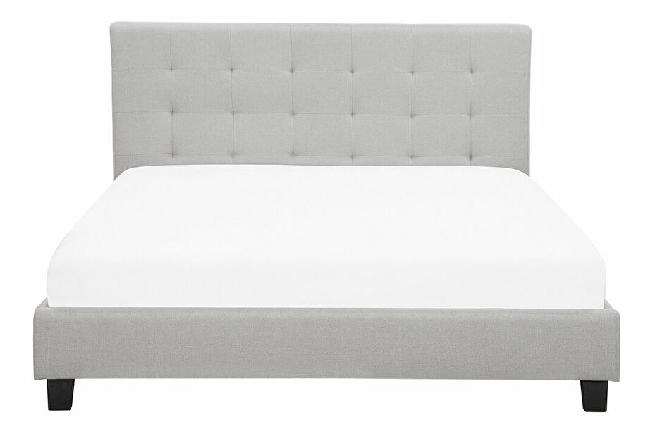 Manželská postel 180 cm ROLLA (s roštem) (světle šedá)
