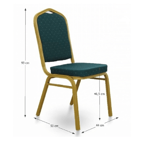 Set 4 ks jídelních židliček Zoni New (zelená) *výprodej