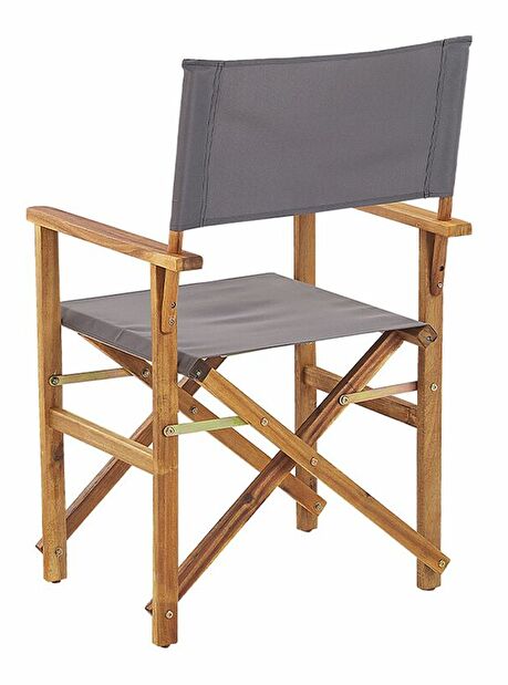 Set 2 ks. zahradních židlí Carli (šedá)