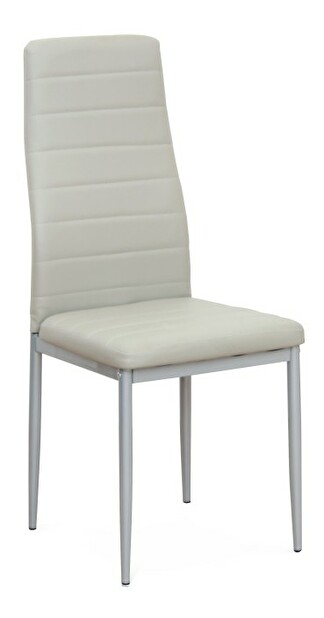 Jídelní židle Coleta nova (světlešedá ekokůže) *výprodej