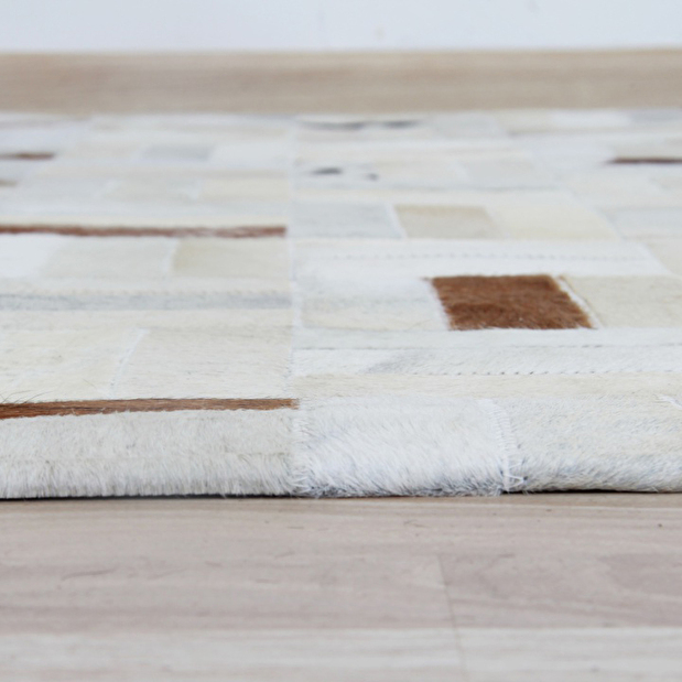 Kožený koberec 140x200 cm Koza typ 1