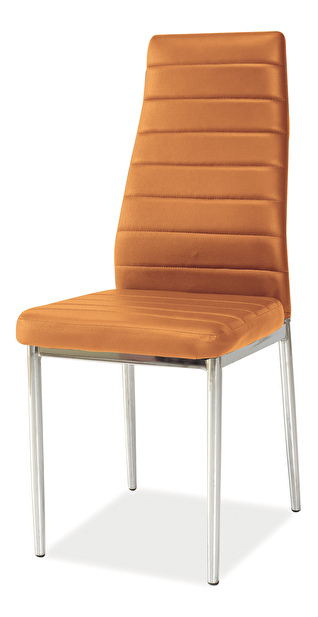 Jídelní židle H-261 (ekokůže oranžová)