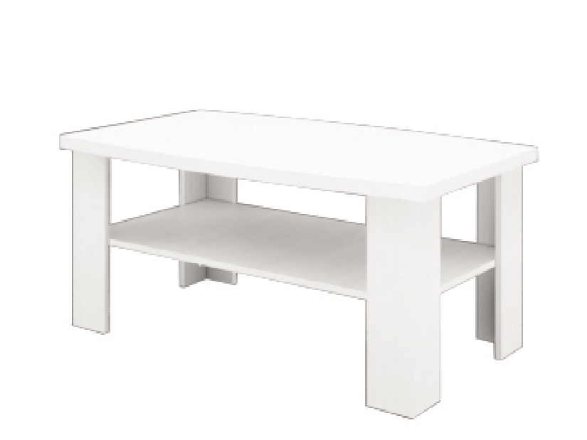 Konferenční stolek ORONTES (krémová + dub ancona)