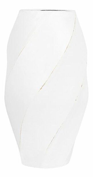 Váza LAVERS 38 cm (keramika) (bílá)